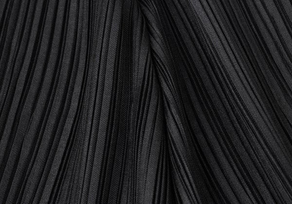 ISSEY MIYAKE Pleated 1B Shawl Collar Coat Black Size 2