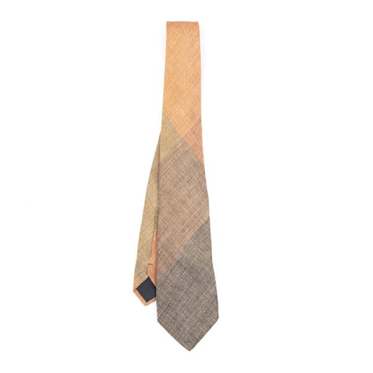 ISSEY MIYAKE MEN Multi Colorful Panel Switching Tie