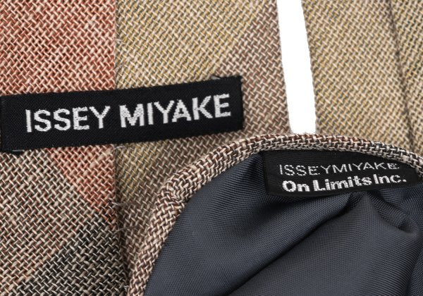 ISSEY MIYAKE MEN Multi Colorful Panel Switching Tie