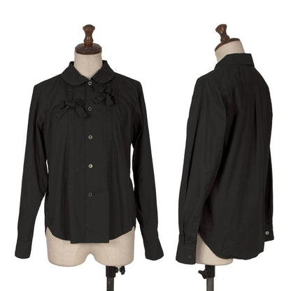 BLACK COMME des GARCONS Ribbon Round Shirt Black Size XS