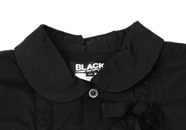 BLACK COMME des GARCONS Ribbon Round Shirt Black Size XS