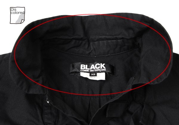 BLACK COMME des GARCONS Ribbon Round Shirt Black Size XS