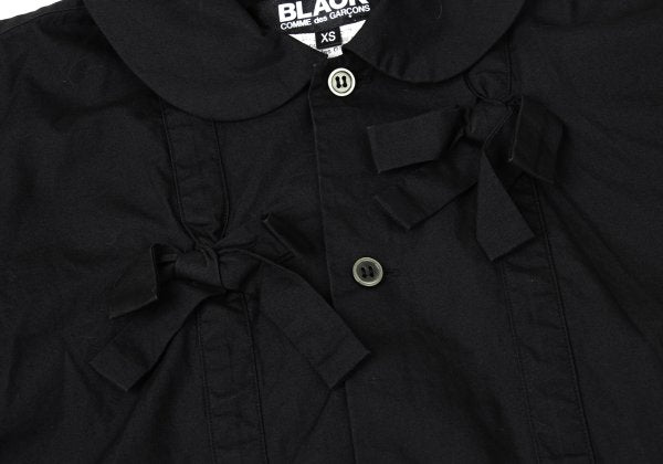 BLACK COMME des GARCONS Ribbon Round Shirt Black Size XS