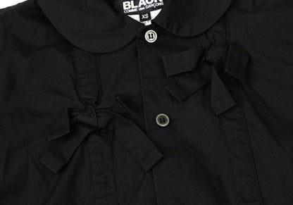 BLACK COMME des GARCONS Ribbon Round Shirt Black Size XS