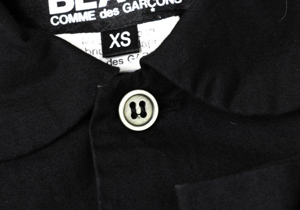 BLACK COMME des GARCONS Ribbon Round Shirt Black Size XS