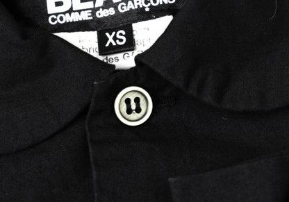 BLACK COMME des GARCONS Ribbon Round Shirt Black Size XS