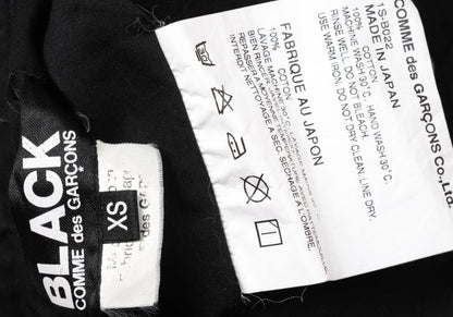 BLACK COMME des GARCONS Ribbon Round Shirt Black Size XS