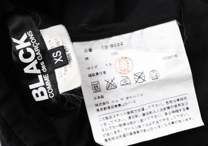 BLACK COMME des GARCONS Ribbon Round Shirt Black Size XS