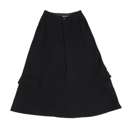 COMME des GARCONS Triacetate Poly Flap Skirt Black Size S