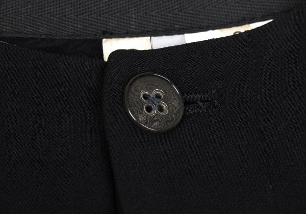 COMME des GARCONS Triacetate Poly Flap Skirt Black Size S
