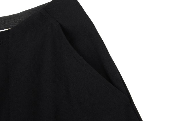 COMME des GARCONS Triacetate Poly Flap Skirt Black Size S