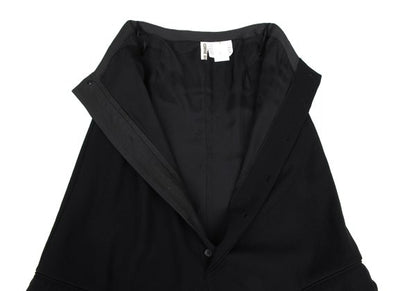 COMME des GARCONS Triacetate Poly Flap Skirt Black Size S