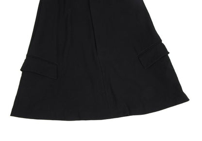COMME des GARCONS Triacetate Poly Flap Skirt Black Size S