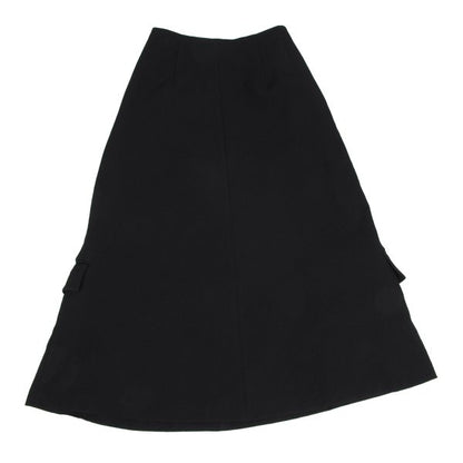 COMME des GARCONS Triacetate Poly Flap Skirt Black Size S