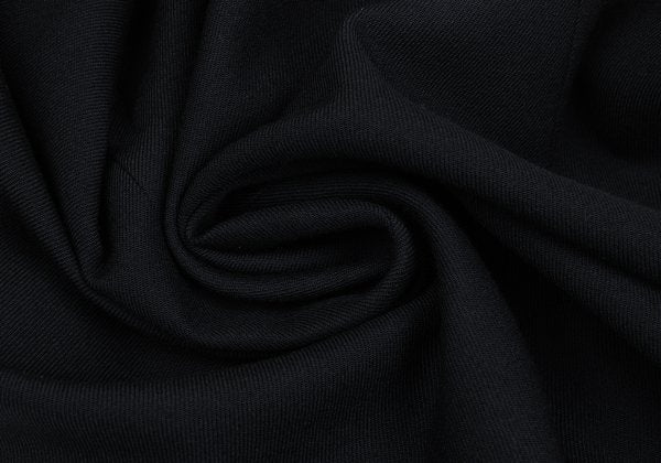 COMME des GARCONS Wool Back Slit Midi Skirt Navy Size M