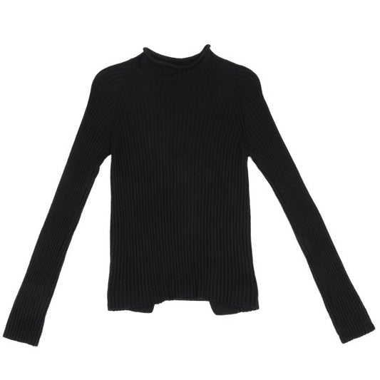 Jean Paul GAULTIER HOMME Wool Back Sweater Black Size 48