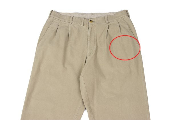 Papas Cotton Blend Stretch Pants Beige Size 52LL