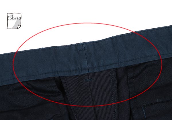 Papas Cotton Blend Stretch Pants Navy Size 52LL