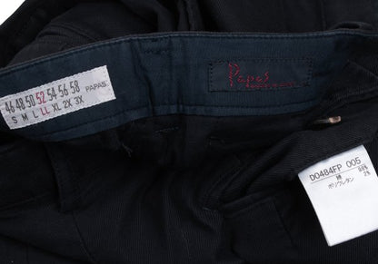 Papas Cotton Blend Stretch Pants Navy Size 52LL