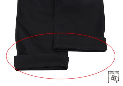 Papas Black Cotton Blend Stretch Two-Pleat Pants Size 52LL