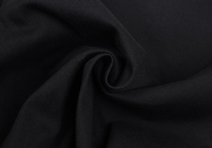 Papas Black Cotton Blend Stretch Two-Pleat Pants Size 52LL