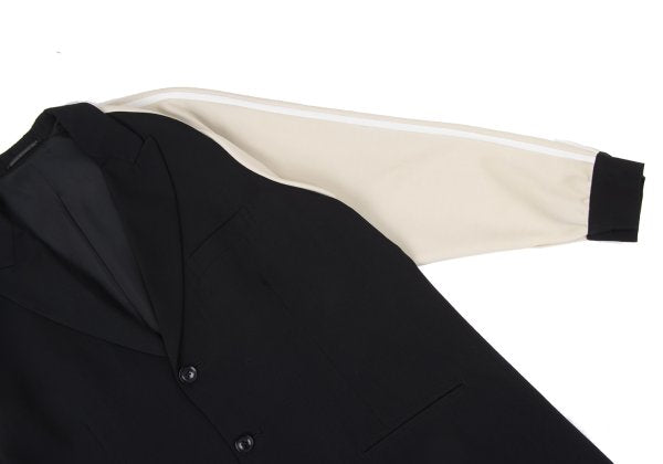 Yohji Yamamoto POUR HOMME 98SS Wool Jacket Black Size S
