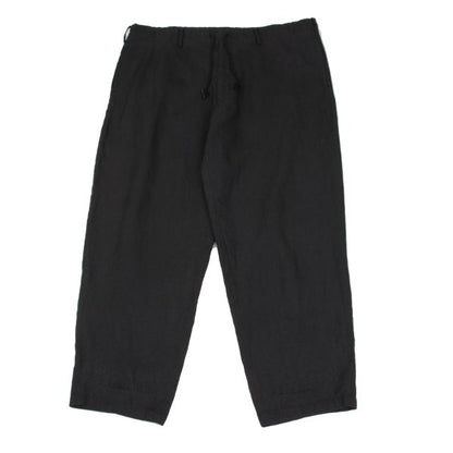 Y's for men Drawstring Pique Cotton Pants Black Size XL