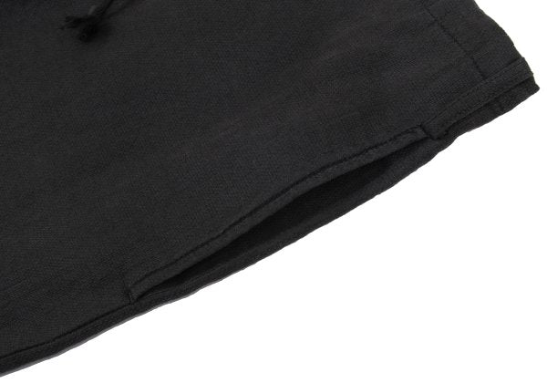 Y's for men Drawstring Pique Cotton Pants Black Size XL
