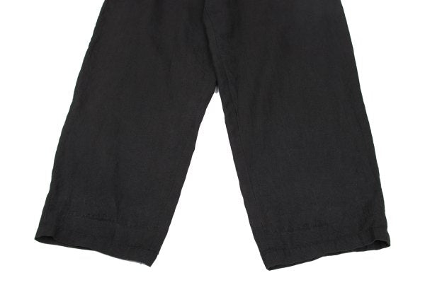 Y's for men Drawstring Pique Cotton Pants Black Size XL