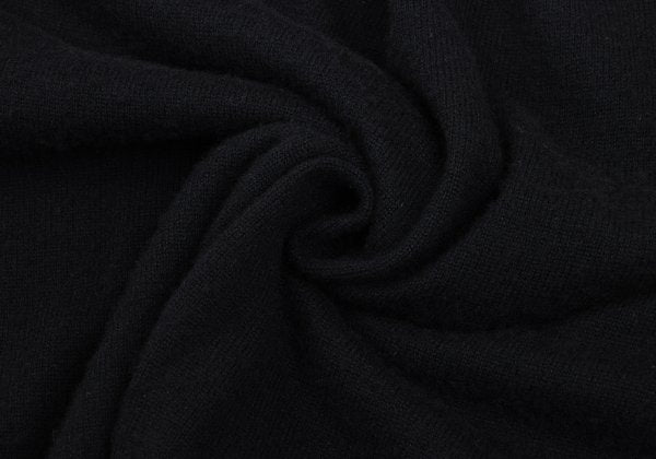 Theory Cashmere Blend Wool Paneled Sweater Black Size S