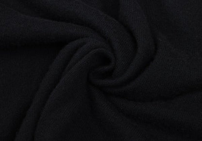 Theory Cashmere Blend Wool Paneled Sweater Black Size S