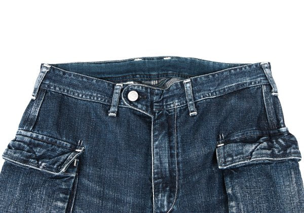 45rpm Cotton Cargo Denim Jeans Indigo Size 30