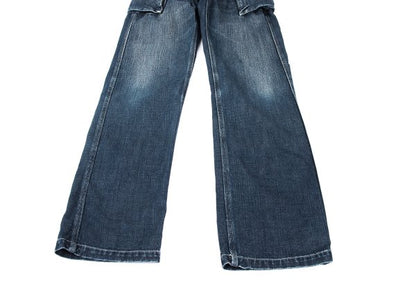45rpm Cotton Cargo Denim Jeans Indigo Size 30