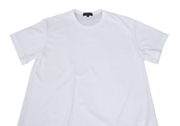 COMME des GARCONS HOMME PLUS Hem Print T-Shirt White Size S