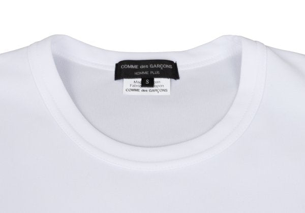 COMME des GARCONS HOMME PLUS Hem Print T-Shirt White Size S