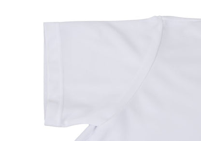 COMME des GARCONS HOMME PLUS Hem Print T-Shirt White Size S