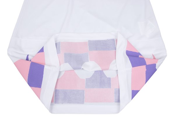 COMME des GARCONS HOMME PLUS Hem Print T-Shirt White Size S