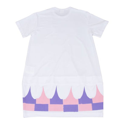 COMME des GARCONS HOMME PLUS Hem Print T-Shirt White Size S