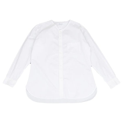 Yohji Yamamoto POUR HOMME Cotton Cut-Off Shirt White Size 4