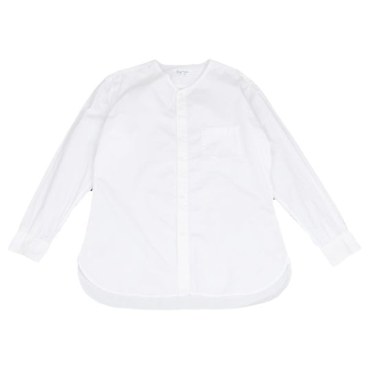 Yohji Yamamoto POUR HOMME Cotton Cut-Off Shirt White Size 4