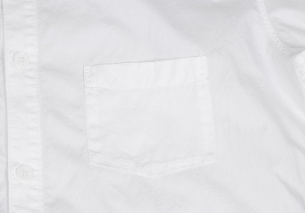 Yohji Yamamoto POUR HOMME Cotton Cut-Off Shirt White Size 4