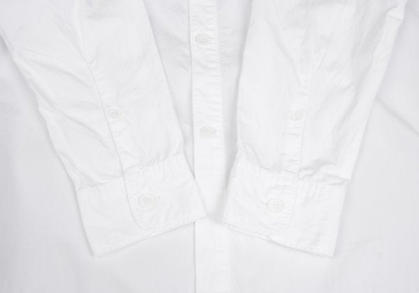 Yohji Yamamoto POUR HOMME Cotton Cut-Off Shirt White Size 4