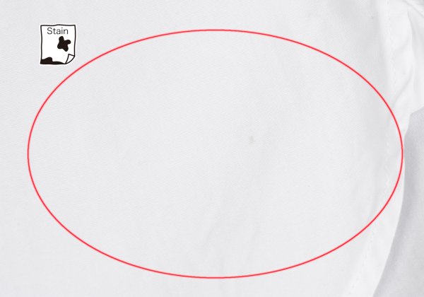 Yohji Yamamoto POUR HOMME Cotton Cut-Off Shirt White Size 4