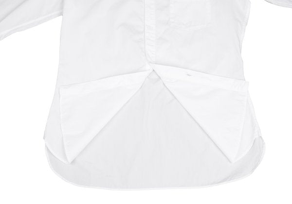 Yohji Yamamoto POUR HOMME Cotton Cut-Off Shirt White Size 4