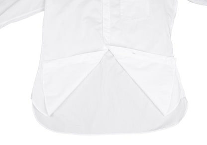 Yohji Yamamoto POUR HOMME Cotton Cut-Off Shirt White Size 4