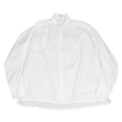 Yohji Yamamoto POUR HOMME Curved Sleeve Shirt White Size M
