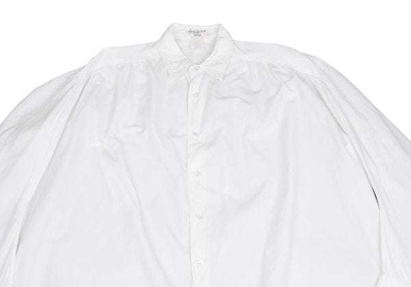 Yohji Yamamoto POUR HOMME Curved Sleeve Shirt White Size M