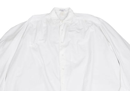 Yohji Yamamoto POUR HOMME Curved Sleeve Shirt White Size M
