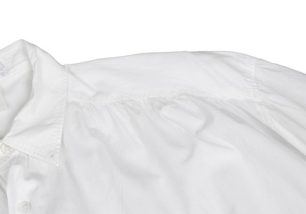 Yohji Yamamoto POUR HOMME Curved Sleeve Shirt White Size M