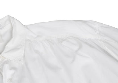Yohji Yamamoto POUR HOMME Curved Sleeve Shirt White Size M